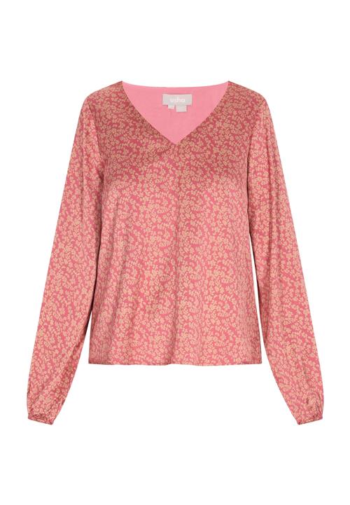 Usha Bluse  guld / gammelrosa