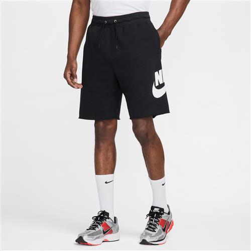 Nike Club Alumni-shorts i french terry til mænd - sort
