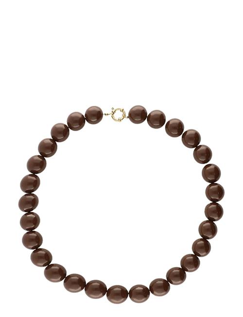 My Jewellery | Necklace Beads Big Brown | ONE SIZE