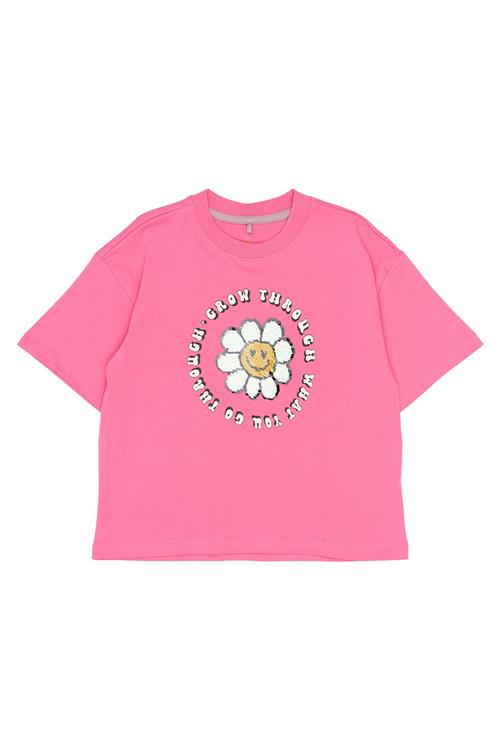The New Skye Kortærmet T-shirt Carmine Rose  Carmine Rose-7-8 Y  Lyserød  7-8 år  kvinde