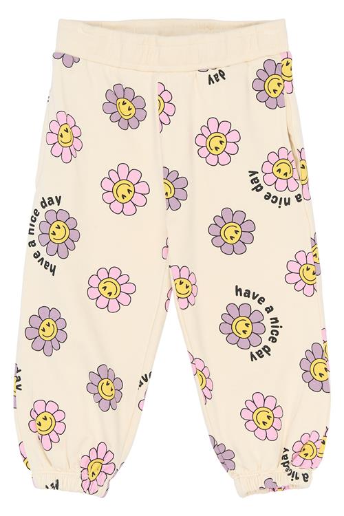 The New Siblings Saga Joggingbukser Gardenia  Gardenia AOP-80 cm  Creme  80 cm  kvinde