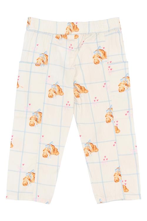 The New Siblings Silke Bukser Gardenia Aop  Gardenia AOP-92 cm  Creme  92 cm  kvinde