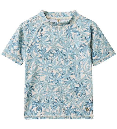 Wheat Bade T-shirt - Jackie - Blue Palm