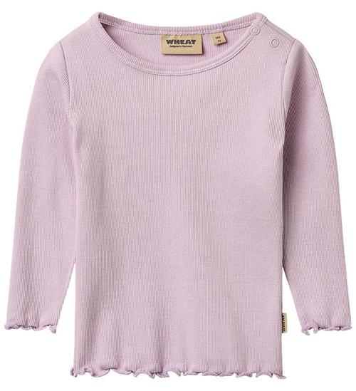 Wheat Bluse - Rib - Ida - Lavender