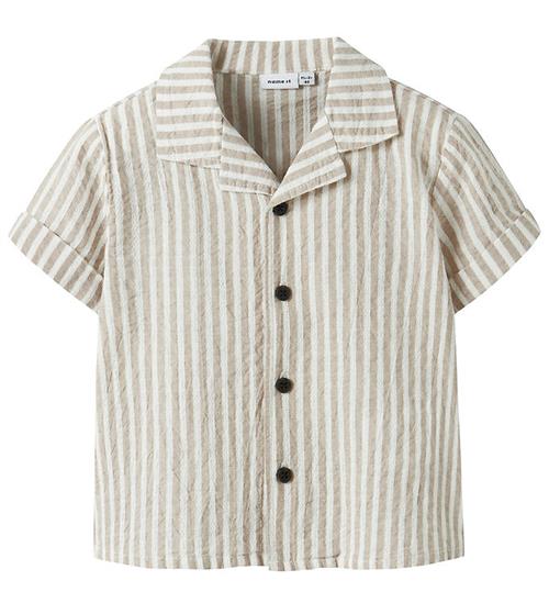 Name It Skjorte - NmmFedenis - Chateau Gray/Cloud Dancer