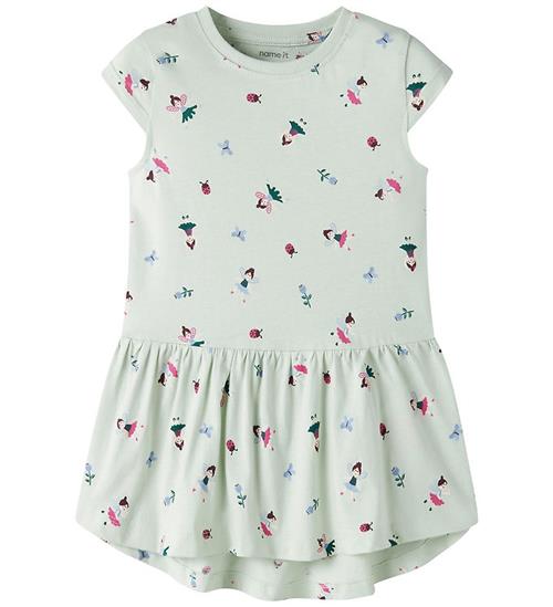 Name It Kjole - Noos - NmfVigga - Pale Aqua/Fairy Garden