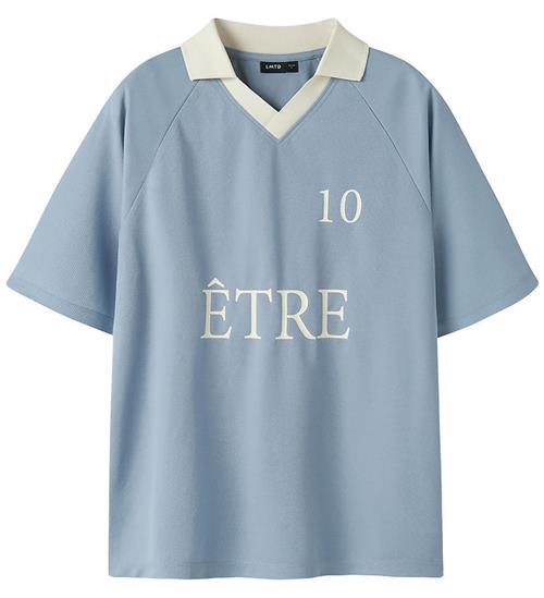 LMTD T-shirt - Foodball Polo - NlnRosclub - Dusty Blue