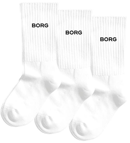 Björn Borg Strømper - 3-pak - crew - Hvid
