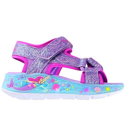 Skechers Sandaler m. Lys - Girls Mermaid Dreams - m. Lys - Laven