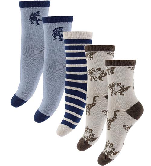 Name It Strømper - NmmNiel - 5-pak - Delicioso/Blå