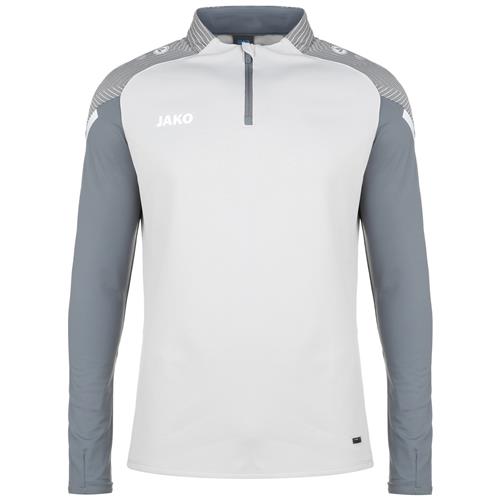 JAKO Funktionsskjorte 'Challenge'  grå / basalgrå / lysegrå / hvid