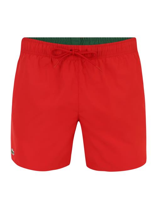 LACOSTE Badeshorts  rød
