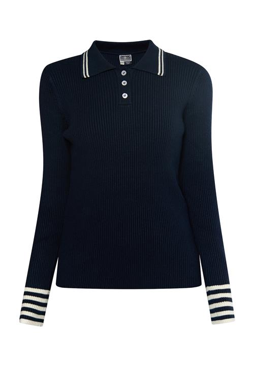 DreiMaster Maritim Pullover  marin / uldhvid