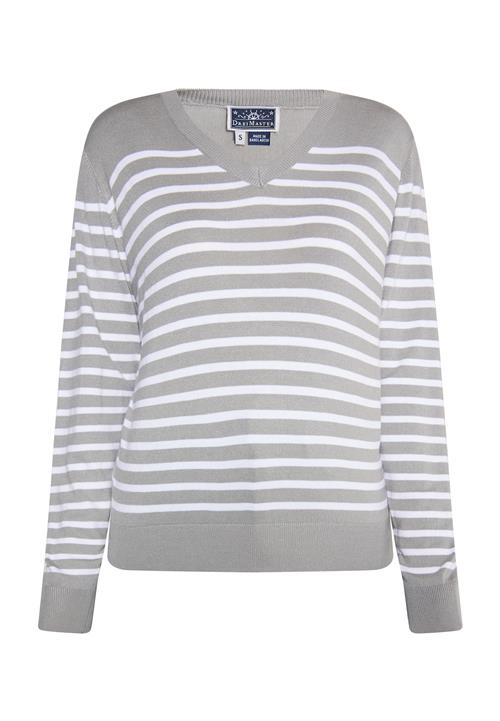 DreiMaster Maritim Pullover  grå / hvid