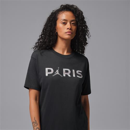 Paris Saint-Germain kæreste-T-shirt med grafik til kvinder - grå