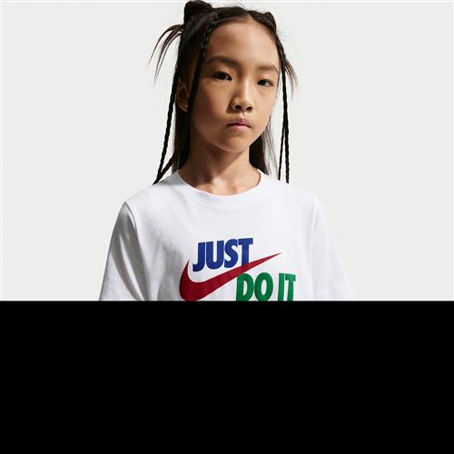 British & Irish Lions Just Do It-T-shirt til større børn - hvid