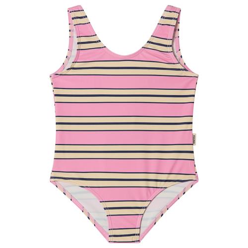 Kuling Milos UV-badedragt Happy Pink Stripe  Happy Pink Stripe 86/92 cm  Lyserød  86/92 cm  unisex