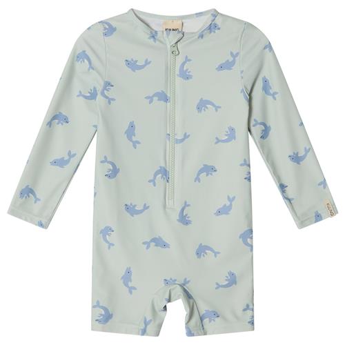 Kuling Paros UV-dragt Pale Green Dolphin  Pale Green Dolphin 86/92 cm  Grøn  86/92 cm  unisex