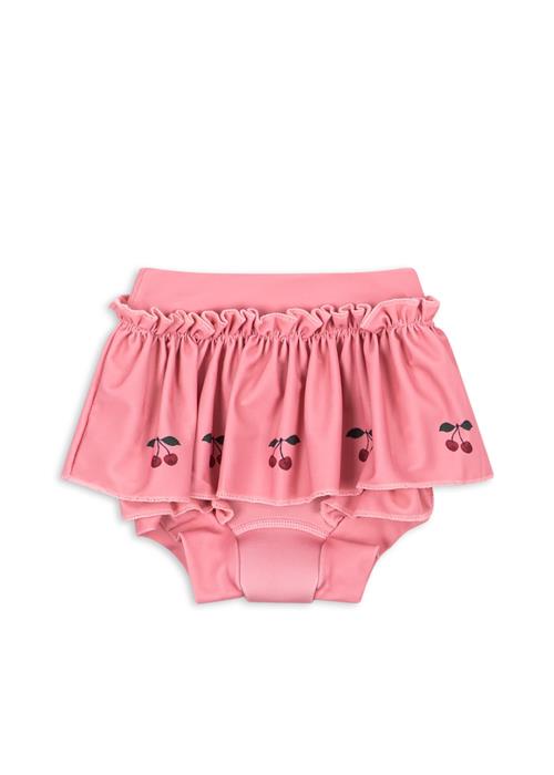 Konges Sløjd Bobbi Badeshorts Med Flæser Mahogany Rose  Mahogany Rose 6-12 months  Lyserød  6-12 måneder  kvinde