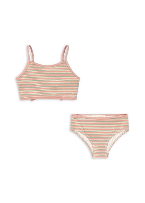 Konges Sløjd Bowwow Bikini Blush Stripe  Blush Stripe 4 Y  Lyserød  4 år  kvinde