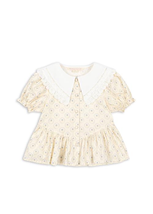 Konges Sløjd GOTS Coeur Skjorte Med Krave Ciel Mirage  Ciel Mirage 5-6 Y  Hvid  5-6 år  kvinde