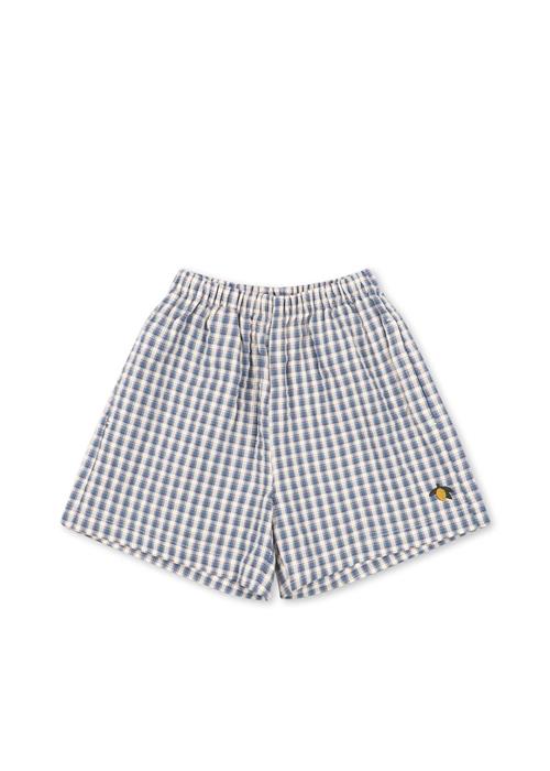 Konges Sløjd GOTS Kim Shorts Captains Check  Captains Check 2 Y  Blå  2 år  mand