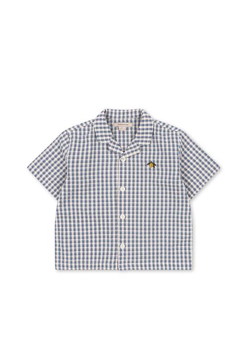 Konges Sløjd GOTS Kim Skjorte Captains Check  Captains Check 4 Y  Blå  4 år  mand