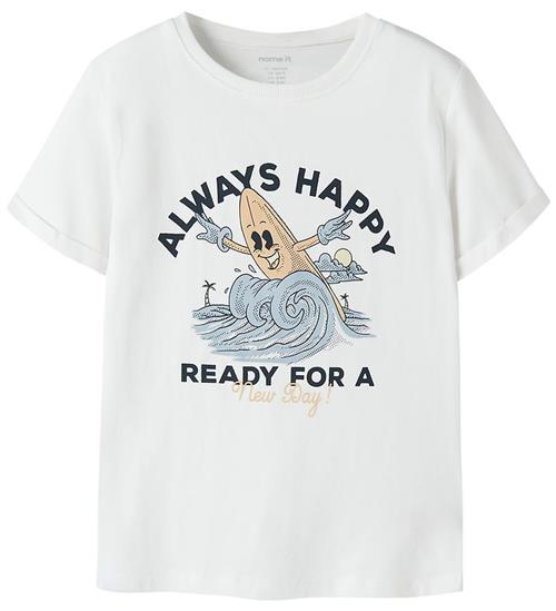 Name It T-shirt - NkmVux - Bright White/Happy