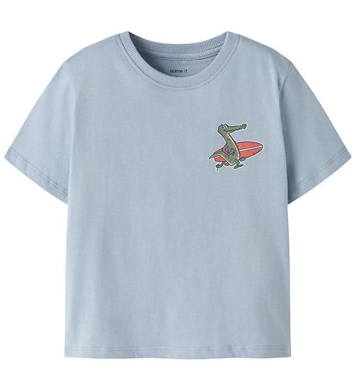 Name It T-shirt - NmmVelix - Blue Fog/Surf
