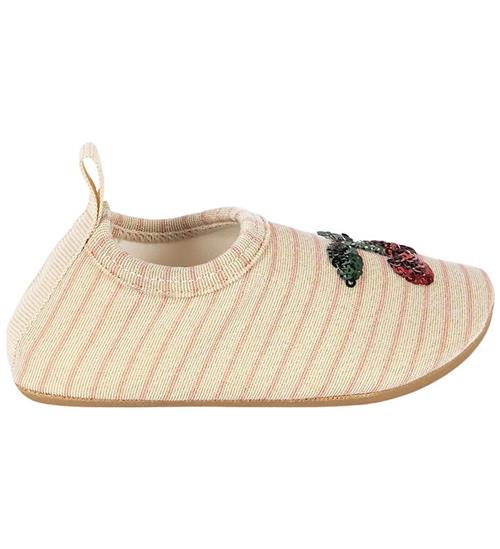 Konges Sløjd Badesko - UV50+ - Jade - Rose Stripe