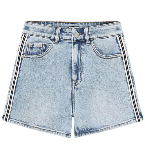 Indian Blue Jeans Shorts - Wide - Used Light Denim