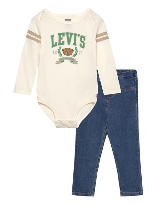 Levi's | Levi's® Football Bodysuit And Jeans 2-Piece Set | 86