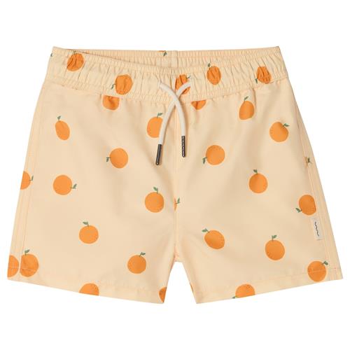 Kuling Strömstad Badeshorts Pale Yellow Oranges  Pale Yellow Oranges 110/116 cm  Gul  110/116 cm  unisex