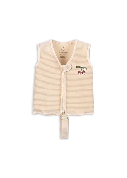 Se Konges Sløjd Cherry Svømmevest Rose Stripe  Rose Stripe 3-6 Y  Lyserød  3-6 år  kvinde hos Babyshop