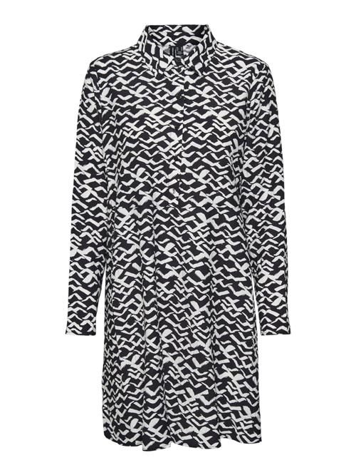 VERO MODA Blusekjole 'Sissi'  sort / hvid