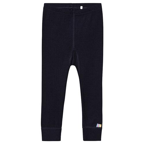 Joha Leggings Navyblå Navy-120 cm Wool Marineblå  120 cm  unisex