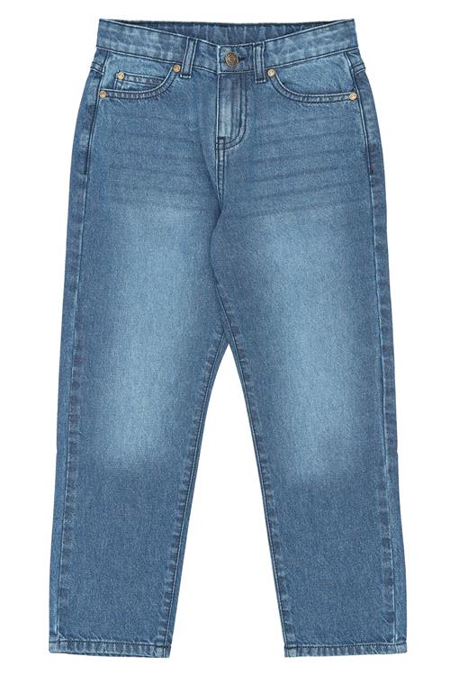 The New Marchall Jeans Med Baggy Pasform Medium Blue Denim  Medium Blue Denim-9 Y  Blå  9 år  mand