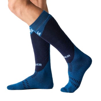 Seger Strømper Alpine Core Heavy Wool Socks Marine/Blå merinould Str 40/42