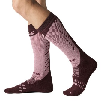 Seger Strømper Alpine Core Heavy Wool Socks Vinrød  merinould Str 43/45