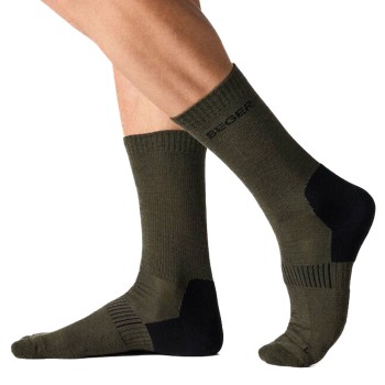 Seger Strømper Wanderer Wool Socks Mørkgrøn  Str 43/45