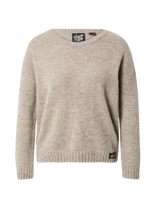Superdry & Co Pullover 'ESSENTIAL'  beige-meleret