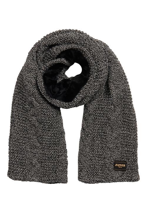 Superdry & Co Sjal  sort-meleret