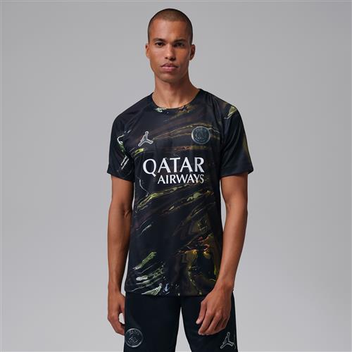 Paris Saint-Germain 2026 Stadium Night Edition Jordan Dri-FIT Replica-fodboldtrøje til mænd - sort