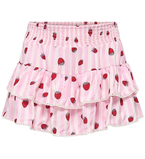 Kids Only Nederdel - Viskose - KogGlow - Romance Rose/Strawberry