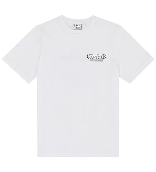 Fila T-shirt - Montanelli - Bright White m. Print
