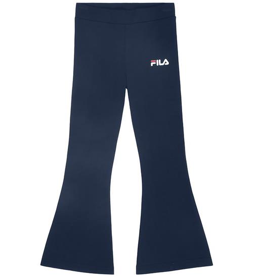 Fila Leggings - Ottini Flared - Black iris m. Logo