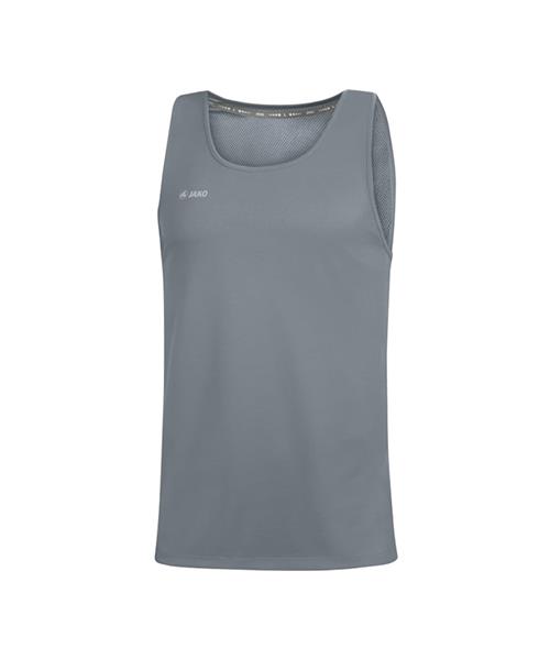 JAKO Funktionsskjorte 'Run 2.0'  grå / hvid