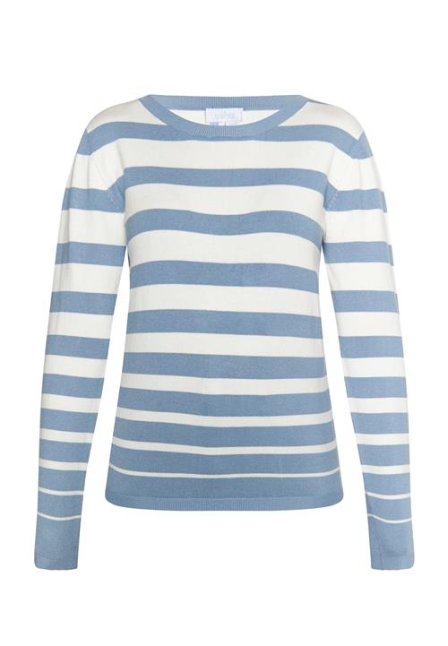 usha BLUE LABEL Pullover 'Fenia'  blå / hvid