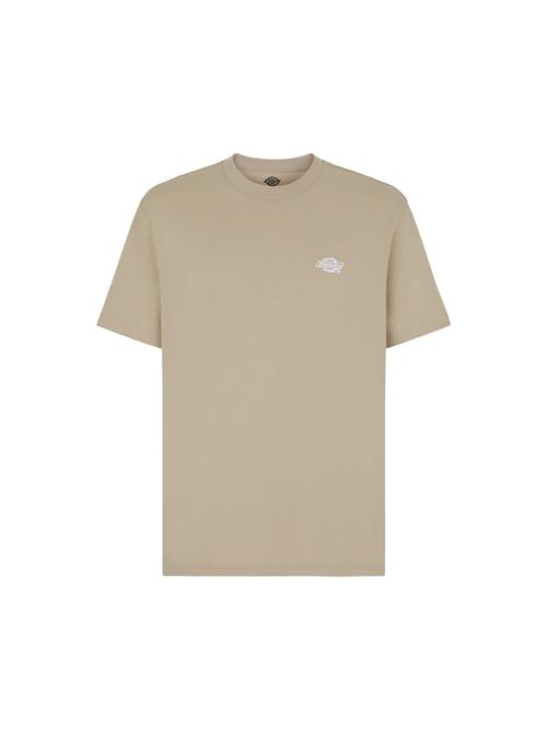 DICKIES Bluser & t-shirts 'Summerdale'  mørkebeige / hvid