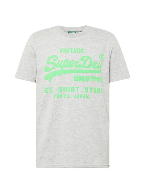 Superdry & Co Bluser & t-shirts  grå-meleret / lysegrøn